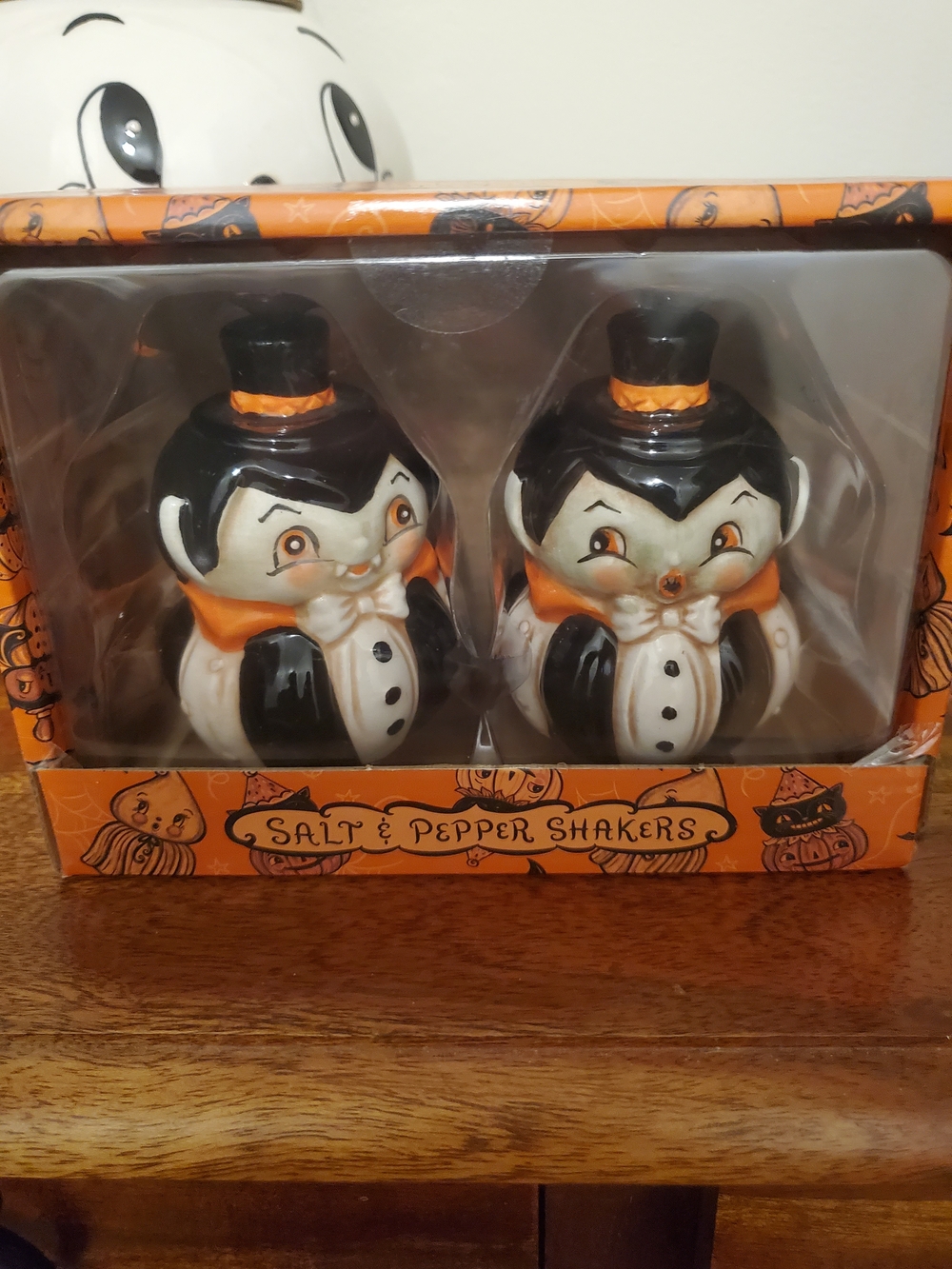Johanna Parker Halloween Vampire Salt & Pepper Shakers
